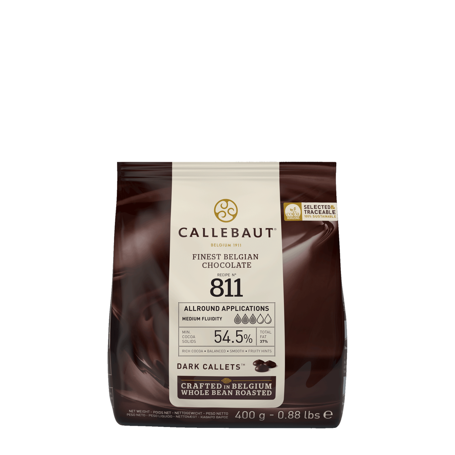 Chocolate Callets 54.5% Cocoa Solids (400g)