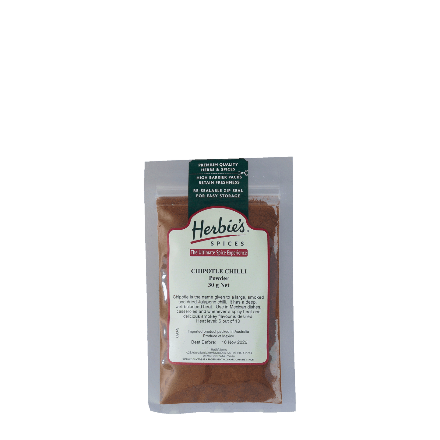 Chilli Chipotle Powder Dried