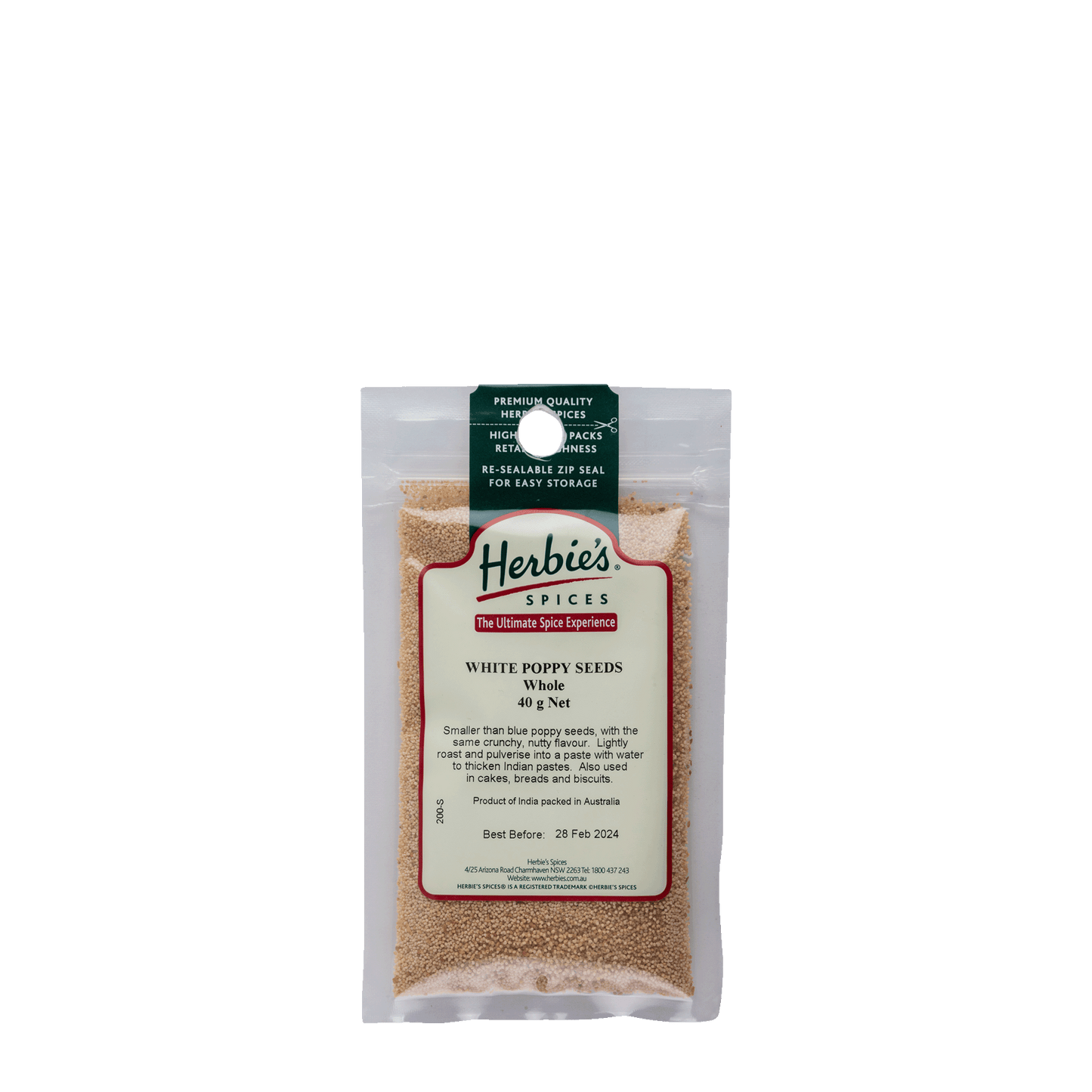 Poppy Seeds White Whole