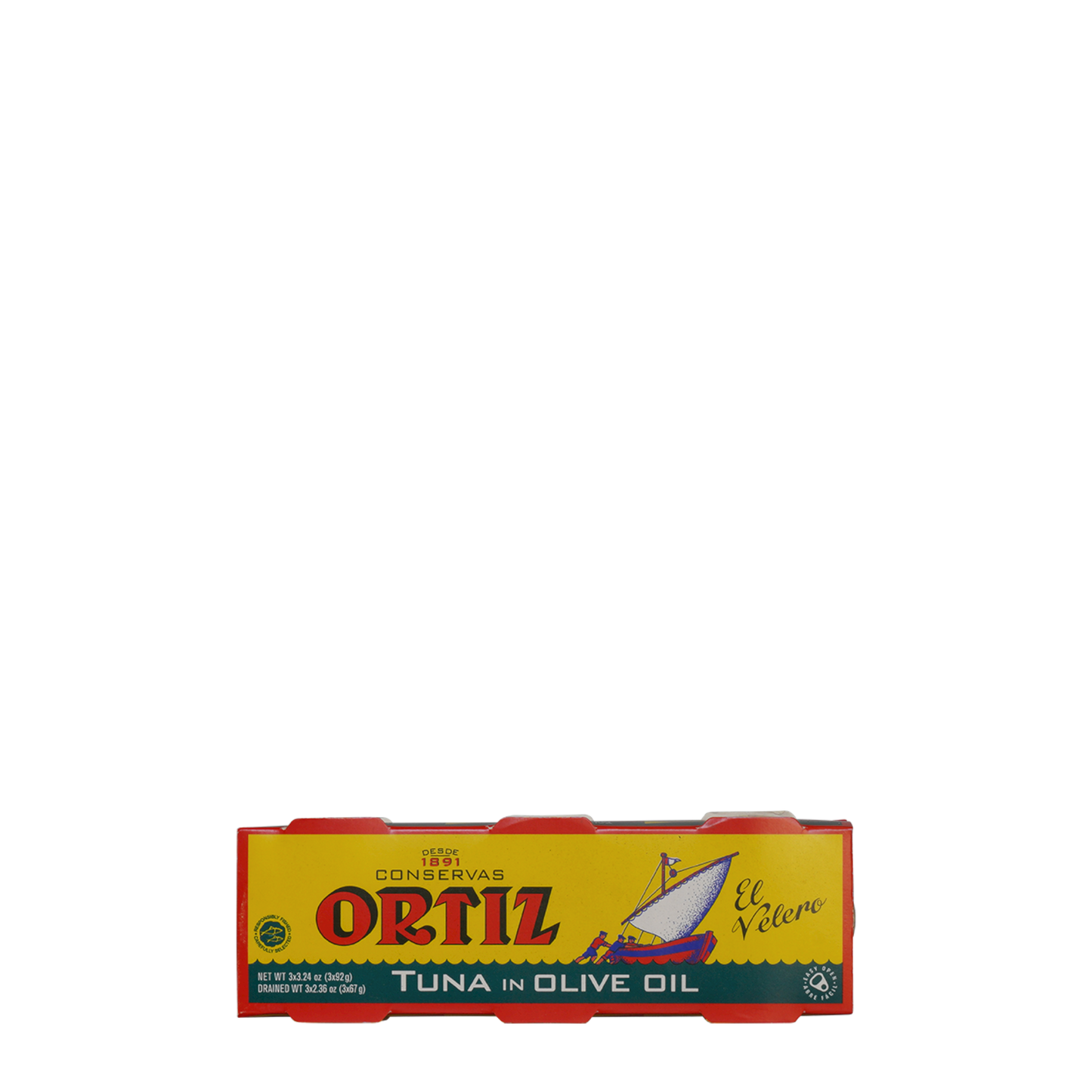Ortiz Yellowfin Tuna in Olive Oil (3 x 92g Tins)
