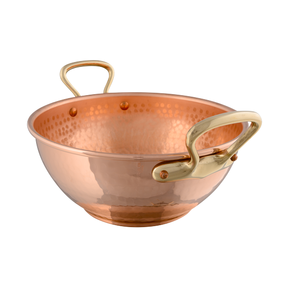 40cm M'PASSION Hammered Syrup Pan Bronze Handles