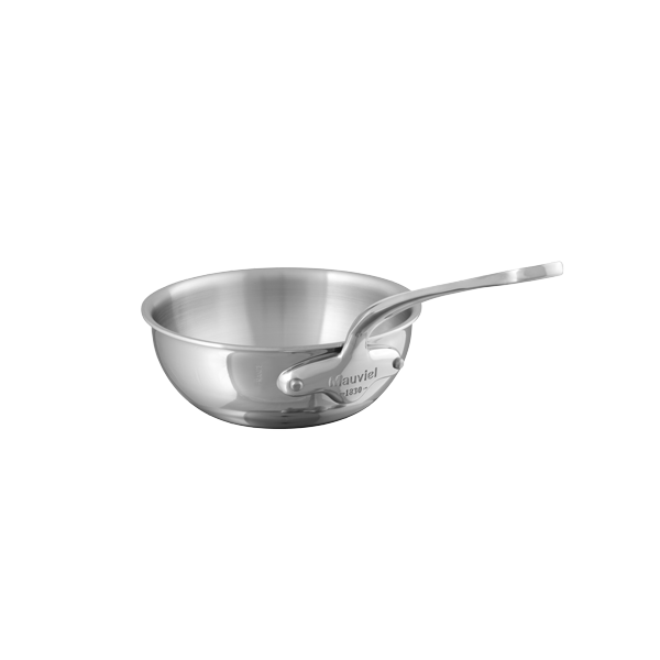 16cm M'COOK Curved Splayed Saute Pan Cast S/S Handle-Phillip & Lea