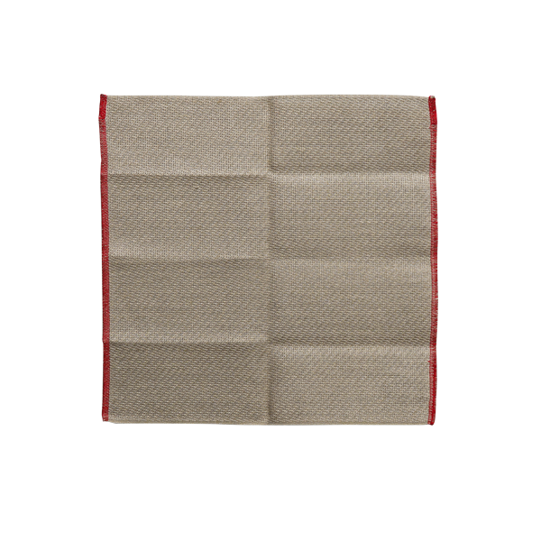 Red Hem Unbleached Dish Cloth-Phillip & Lea