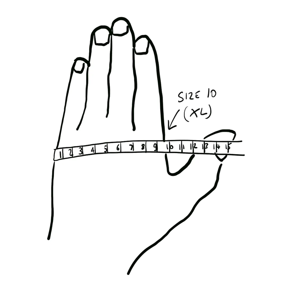 Niwaki Winter Gardening Gloves - 10 - Extra Large