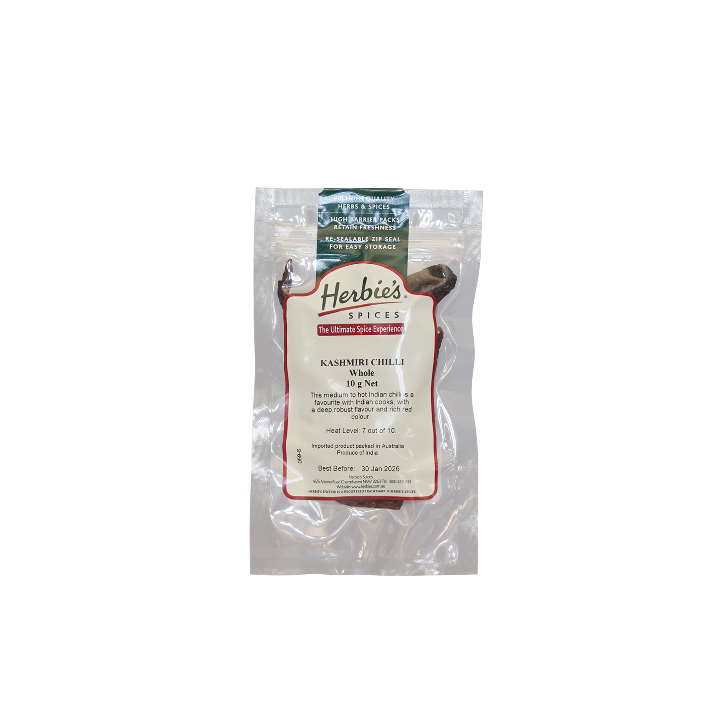 Chilli Kashmiri Whole Dried