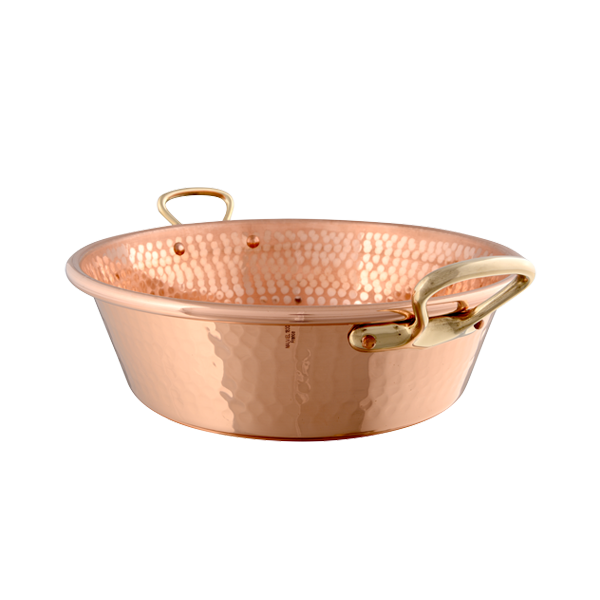 36cm M'PASSION Hammered Jam Pan Bronze Handle