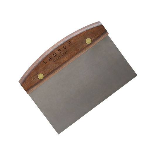 3x6inch Dough Scraper Walnut Handle