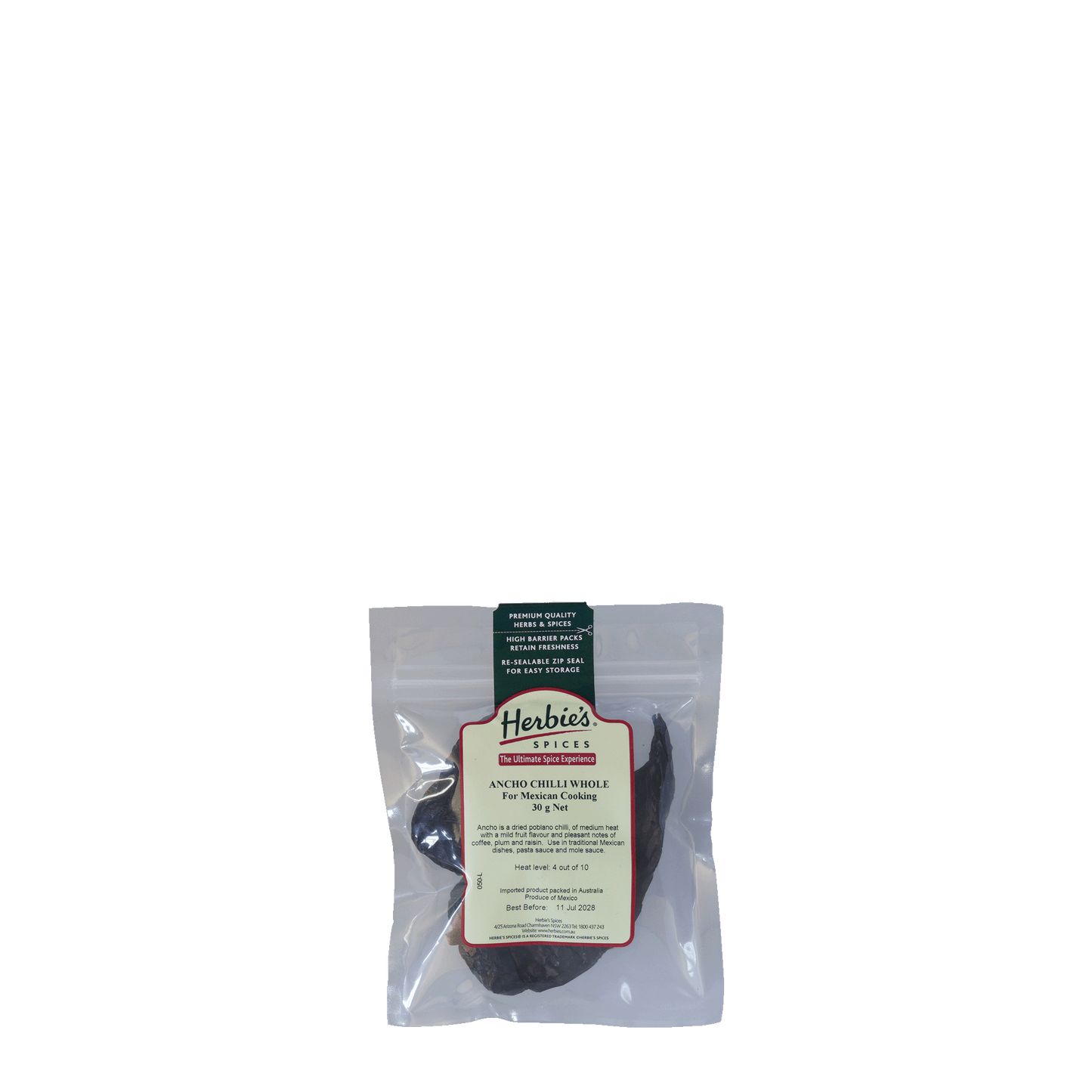 Chilli Ancho Whole Dried