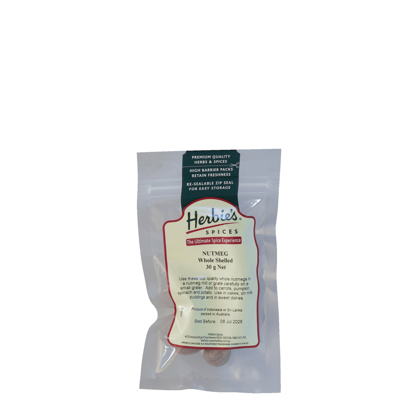 Nutmeg Whole Shelled