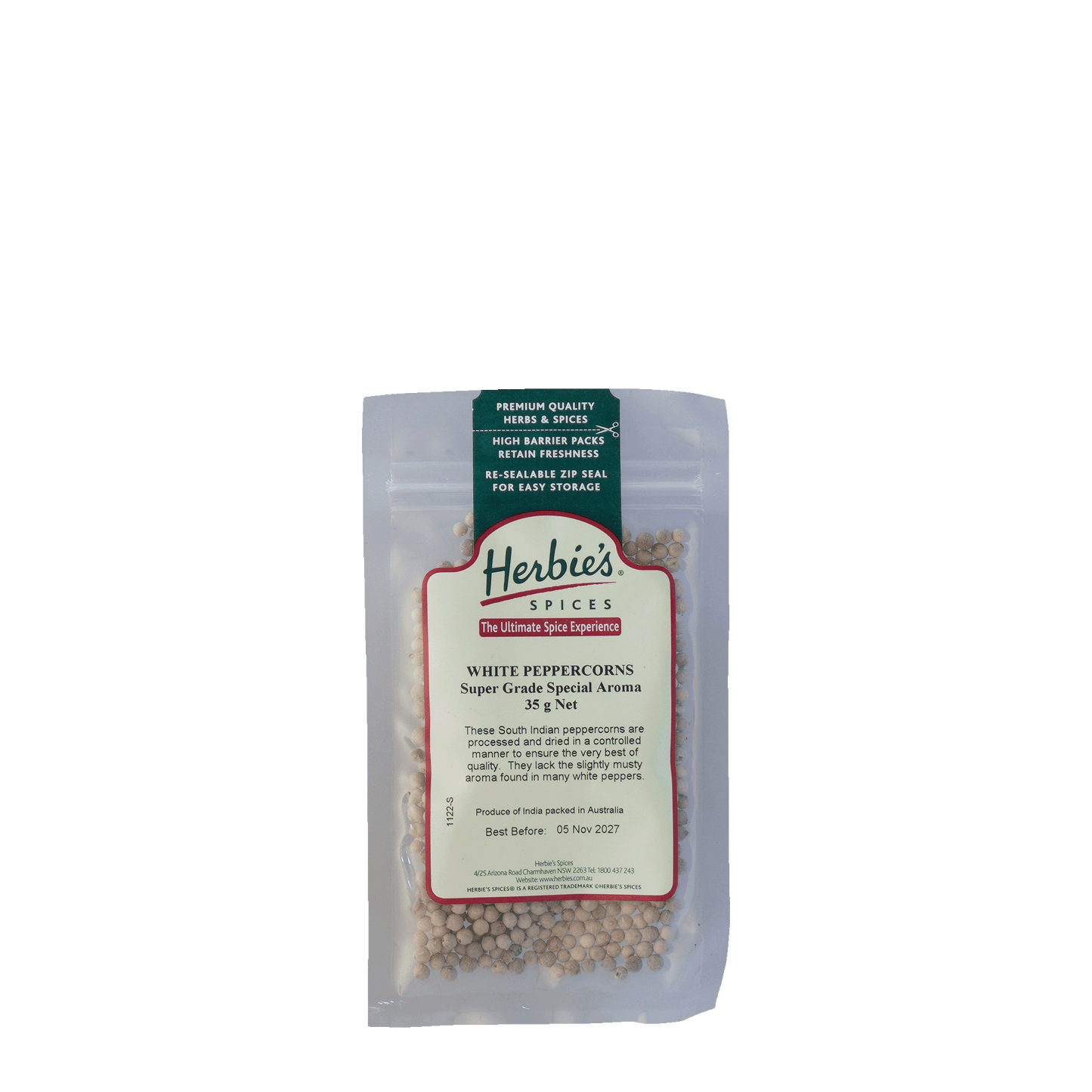 Peppercorns White Super Grade