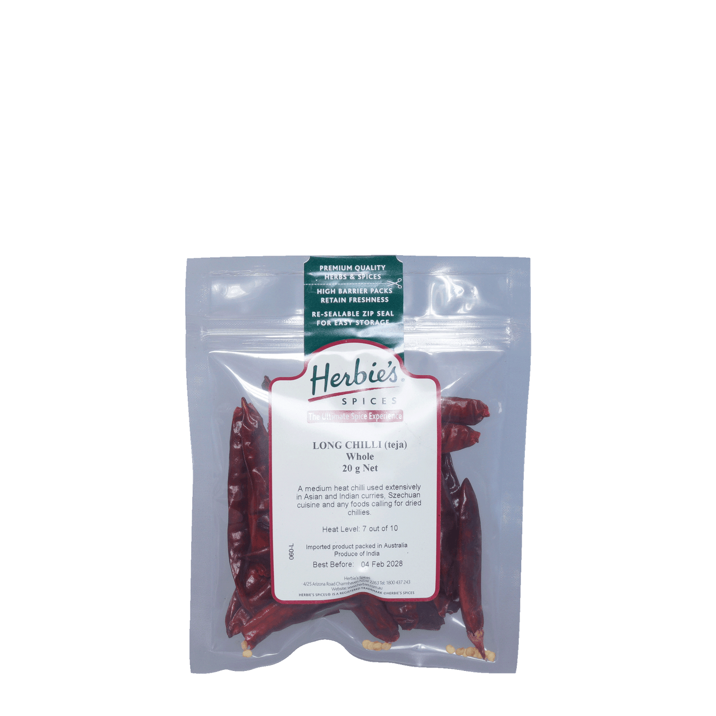 Chilli Long Whole Dried