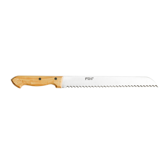 250mm Bread Knife Box Wood Handle