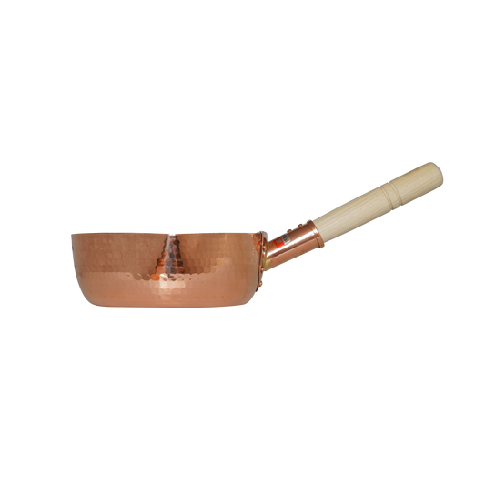 18cm Hammered Copper Yukihira Pot