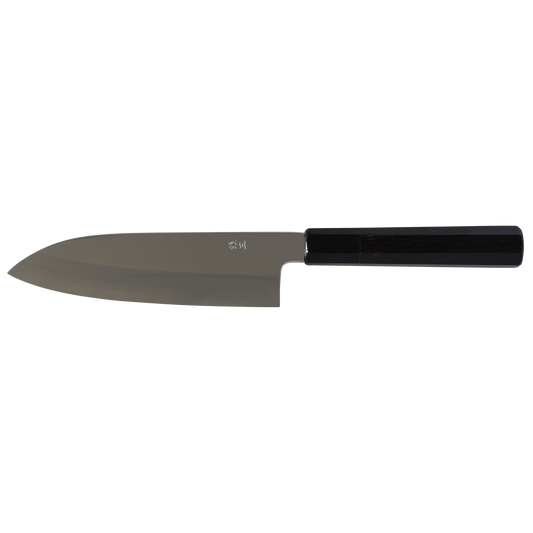 SAKAI KIKUMORI (GINSAN MIRROR) 180mm Santoku