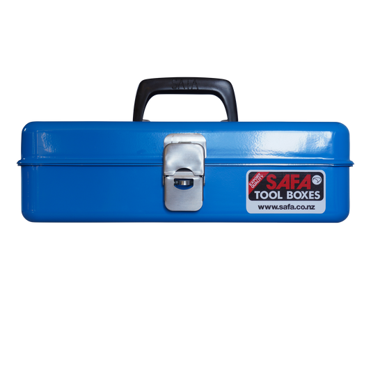 Heavy-duty Pressed Steel Toolbox - Blue