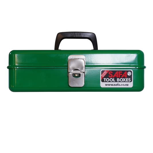 Heavy-duty Pressed Steel Toolbox - Green