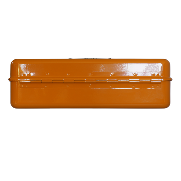 Heavy-duty Pressed Steel Toolbox - Orange