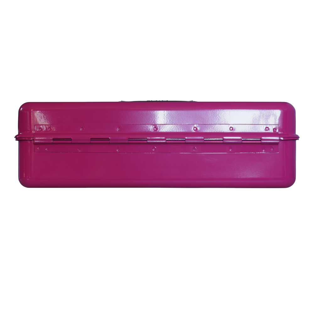 Heavy-duty Pressed Steel Toolbox - Pink