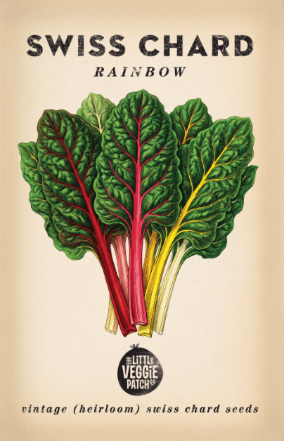 Swiss chard 'Rainbow' Heirloom Seeds