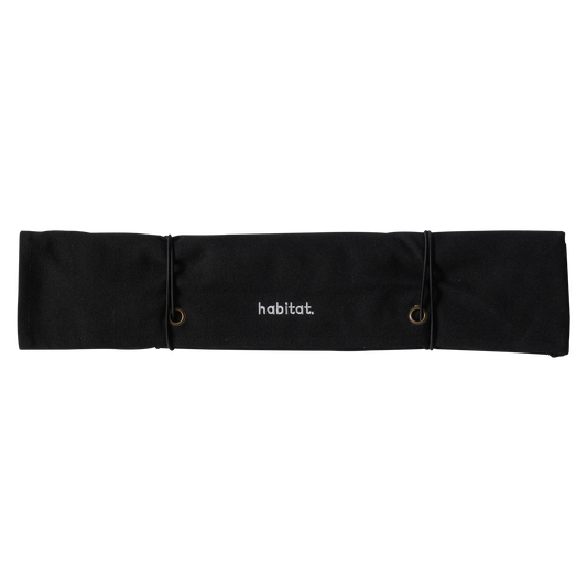 Canvas Knife Roll - 6 Slot - Black