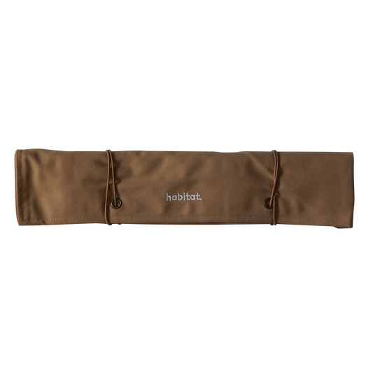 Canvas Knife Roll - 6 Slot - Tan