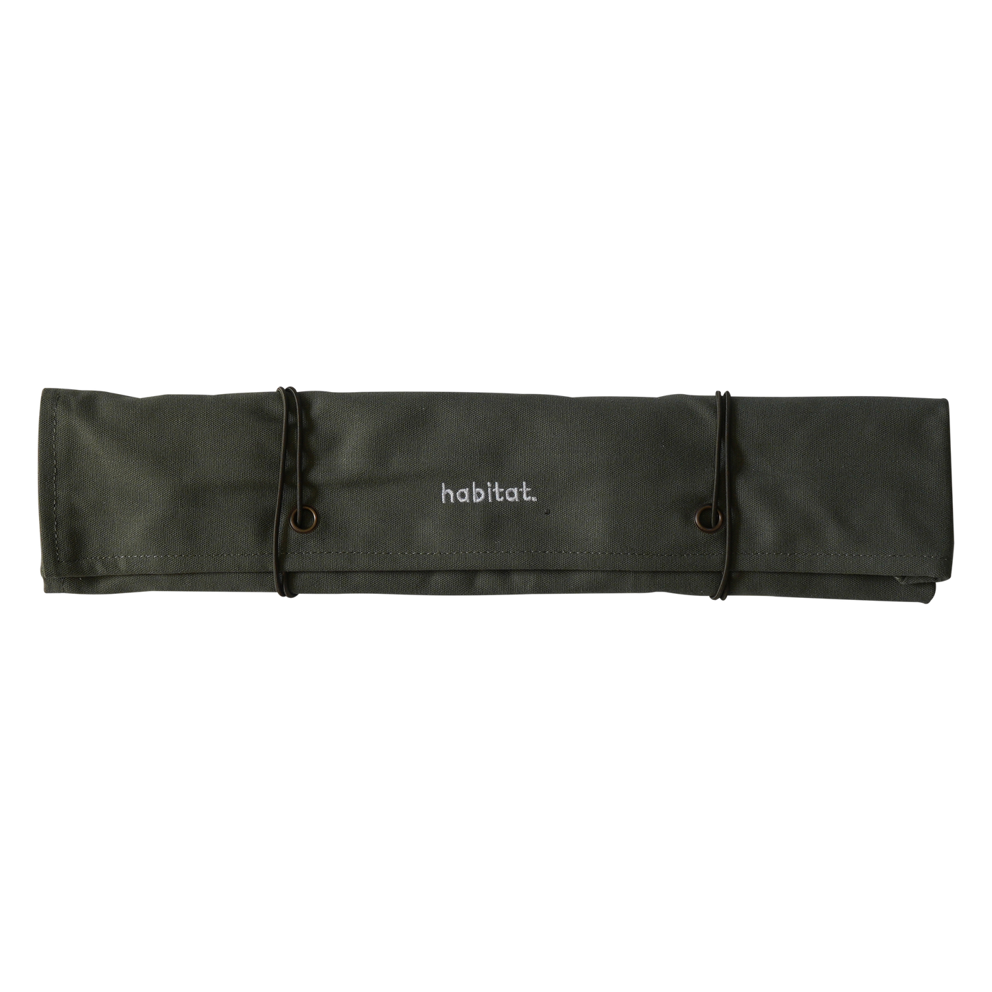 Canvas Knife Roll - 6 Slot - Dark Green