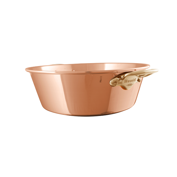 30cm M'PASSION Unhammered Jam Pan Bronze Handles