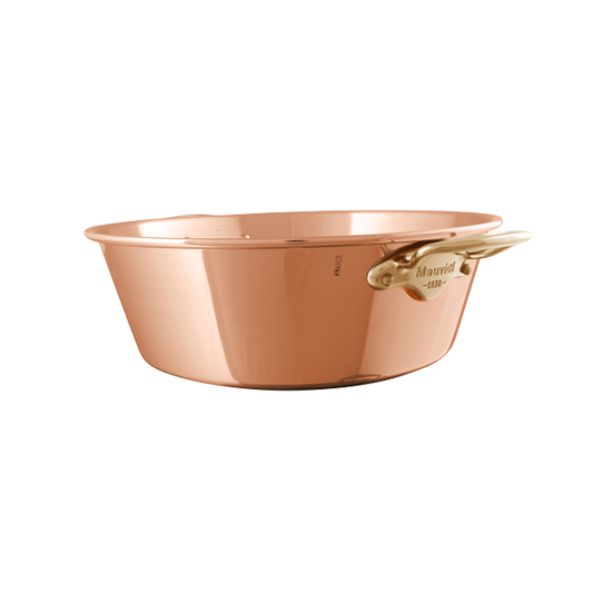 30cm M'PASSION Unhammered Jam Pan Bronze Handles