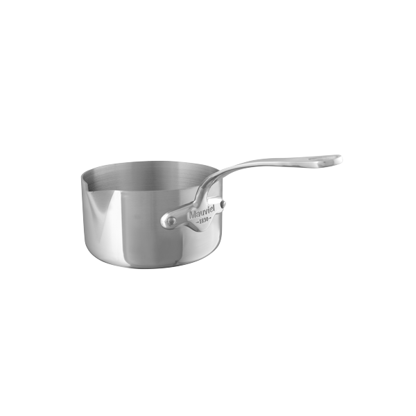 12cm M'COOK Saucepan Cast with Pouring Spout S/S Handle-Phillip & Lea