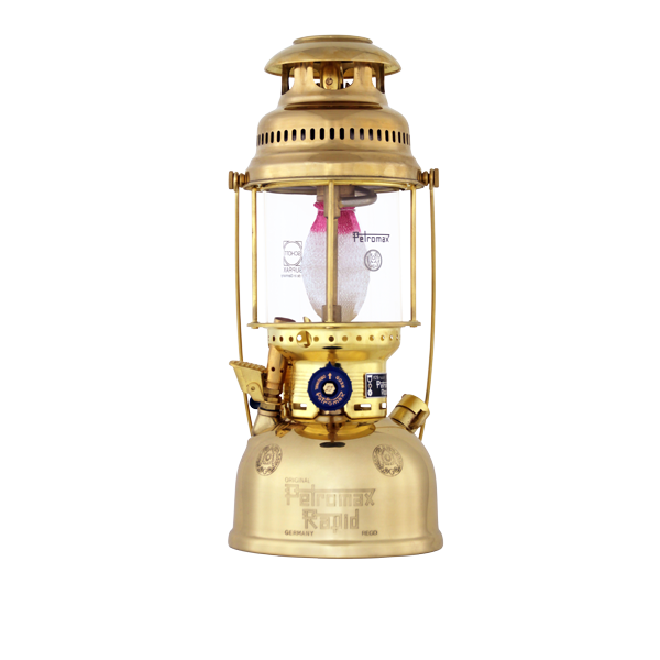 HK500 Pressurised Lantern Polished Brass-Phillip & Lea