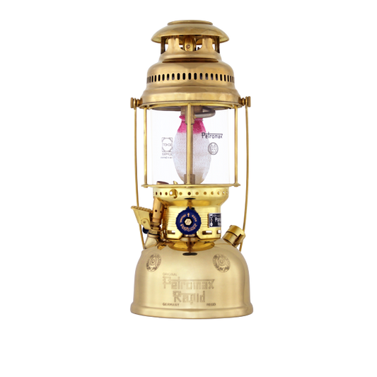 HK500 Pressurised Lantern Polished Brass-Phillip & Lea