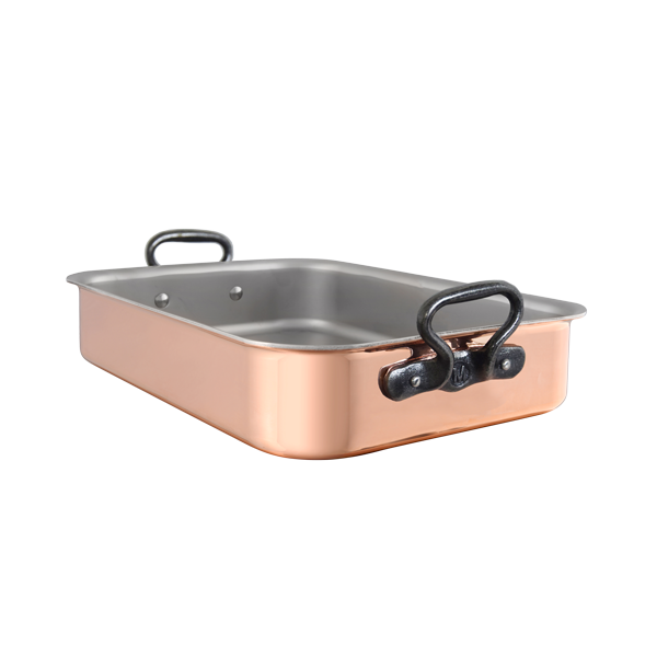 40x30cm M'150/200ci Tri-ply Roasting Pan-Phillip & Lea