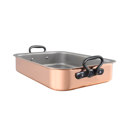 40x30cm M'150/200ci Tri-ply Roasting Pan-Phillip & Lea