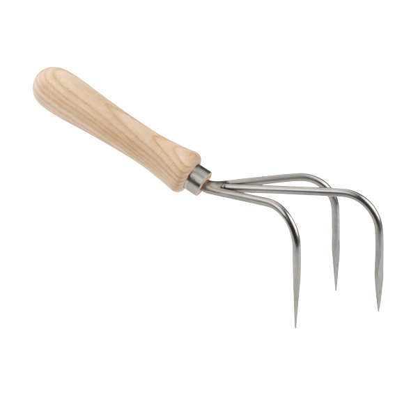 3 Tine Hand Cultivator Ash Handle-Phillip & Lea