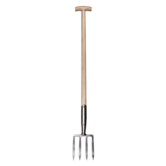 4 Tine Border Fork 90cm T-Handle-Phillip & Lea