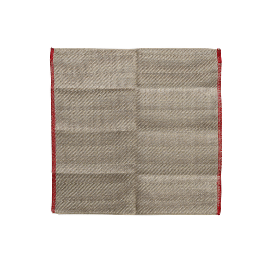 Red Hem Unbleached Dish Cloth-Phillip & Lea