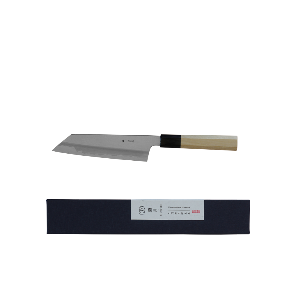 SAKAI KIKUMORI (KASUMI) 180mm Kiritsuke Santoku