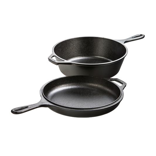 10.25inch/3.2Quart Cast Iron Combo Cooker-Phillip & Lea