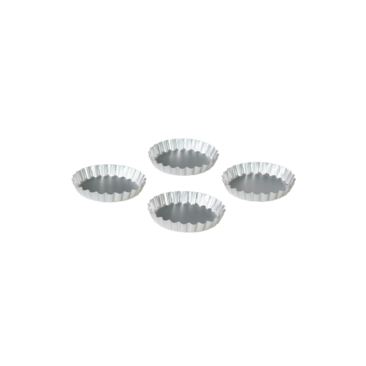 9cm Continental Flan Loose Base (Pack of 4)