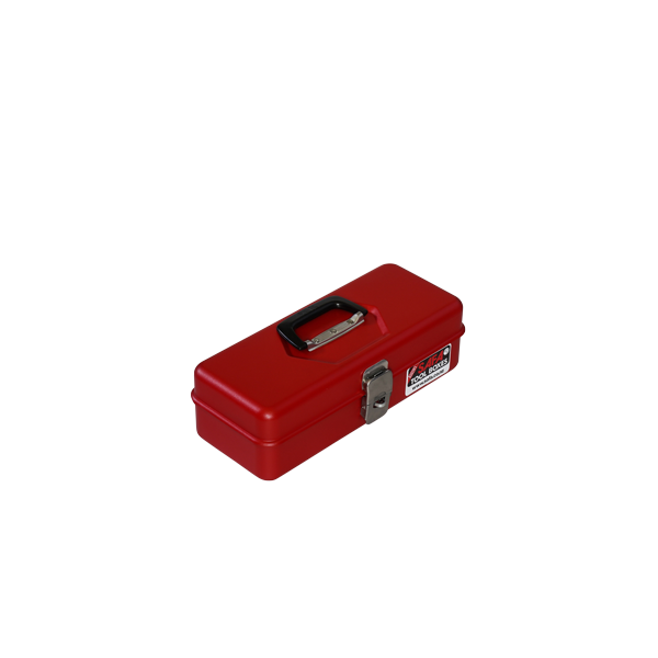 Heavy-duty Pressed Steel Toolbox - Red-Phillip & Lea