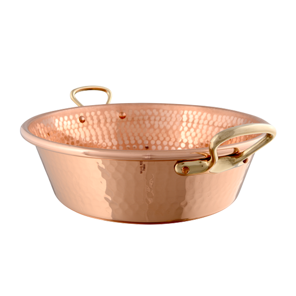 44cm M'PASSION Hammered Jam Pan Bronze Handle