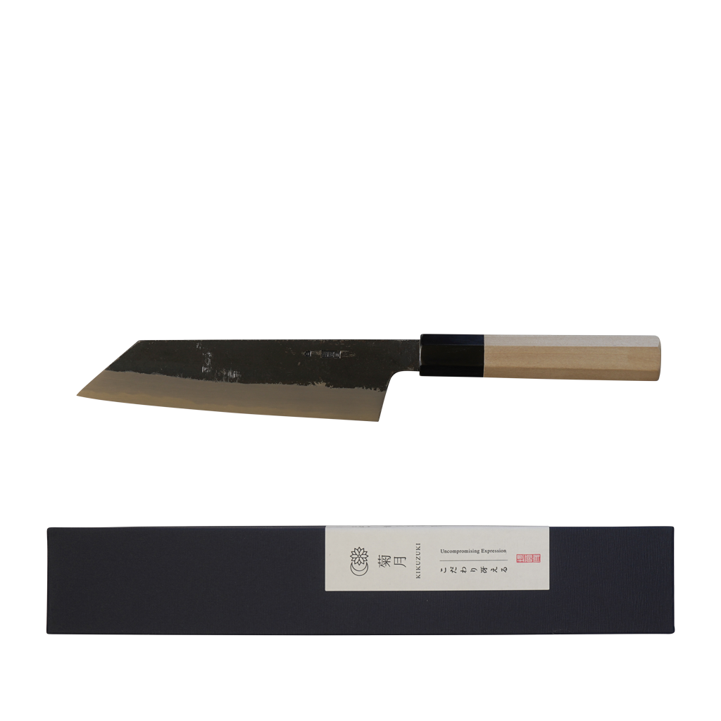 SAKAI KIKUMORI (KURO) 180mm Kiritsuke Santoku